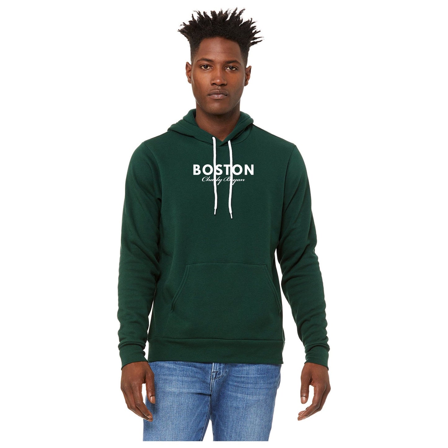 Charly Bryan "Boston Logo" Hoodie - Super Soft and Light Material - City Collection - VERY FEW LEFT, HURRY!!