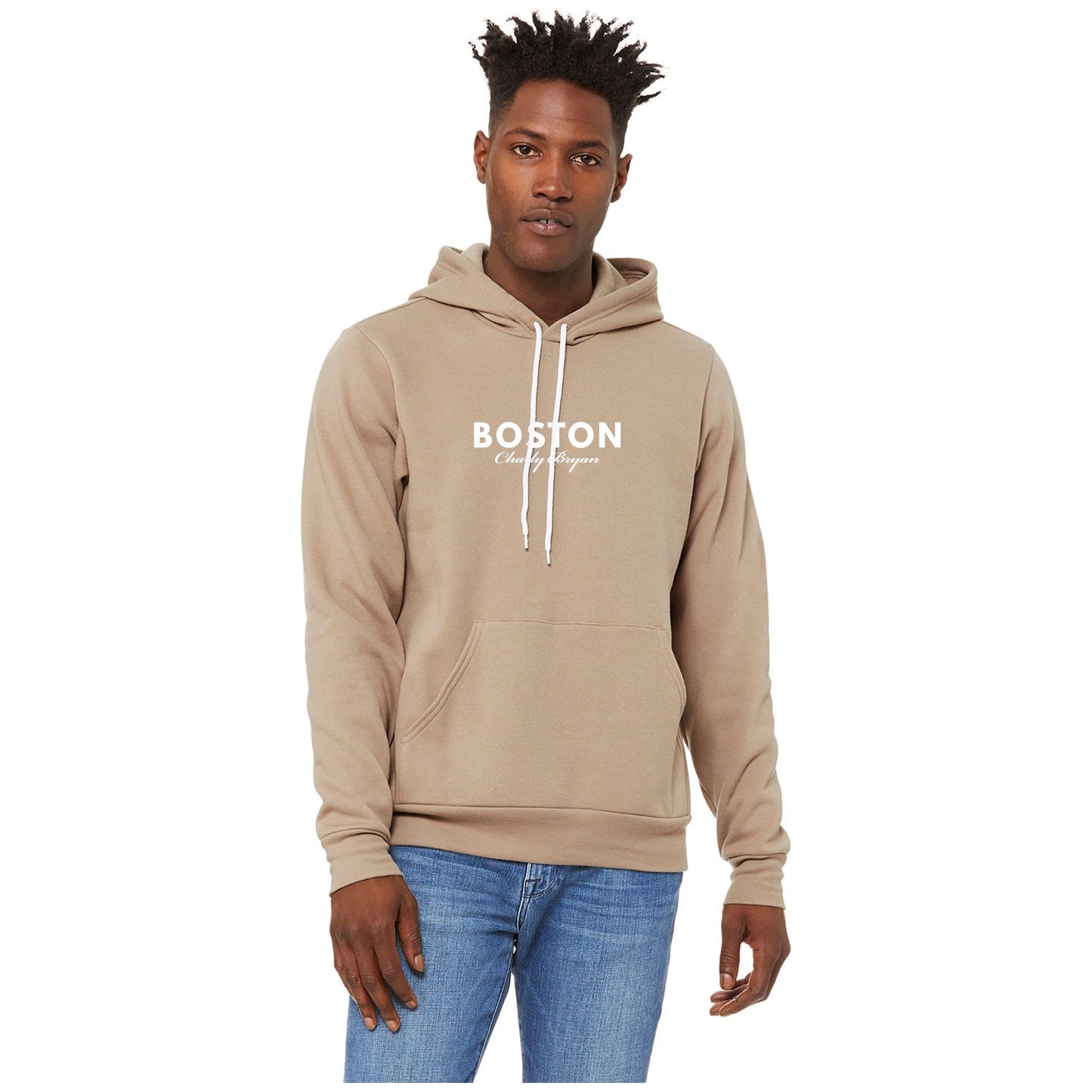 Charly Bryan "Boston Logo" Hoodie - Super Soft and Light Material - City Collection - VERY FEW LEFT, HURRY!!