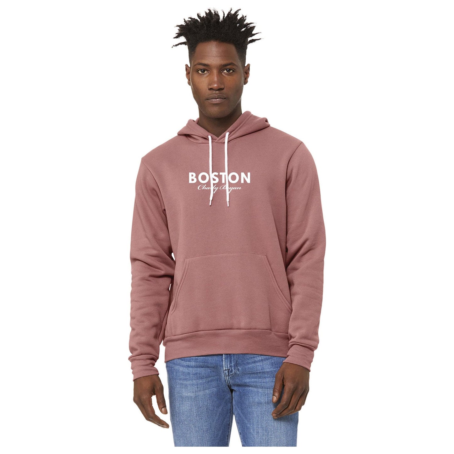 Charly Bryan "Boston Logo" Hoodie - Super Soft and Light Material - City Collection - VERY FEW LEFT, HURRY!!