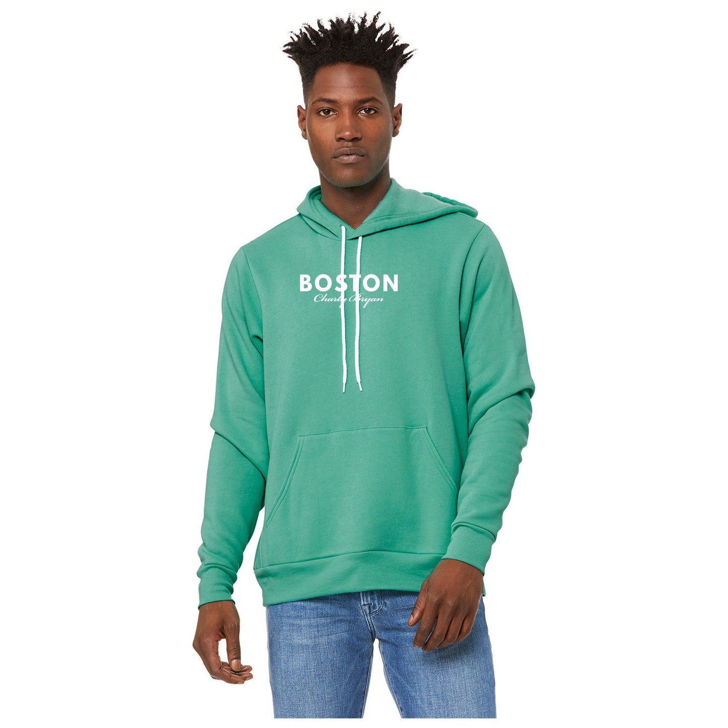 Charly Bryan "Boston Logo" Hoodie - Super Soft and Light Material - City Collection - VERY FEW LEFT, HURRY!!