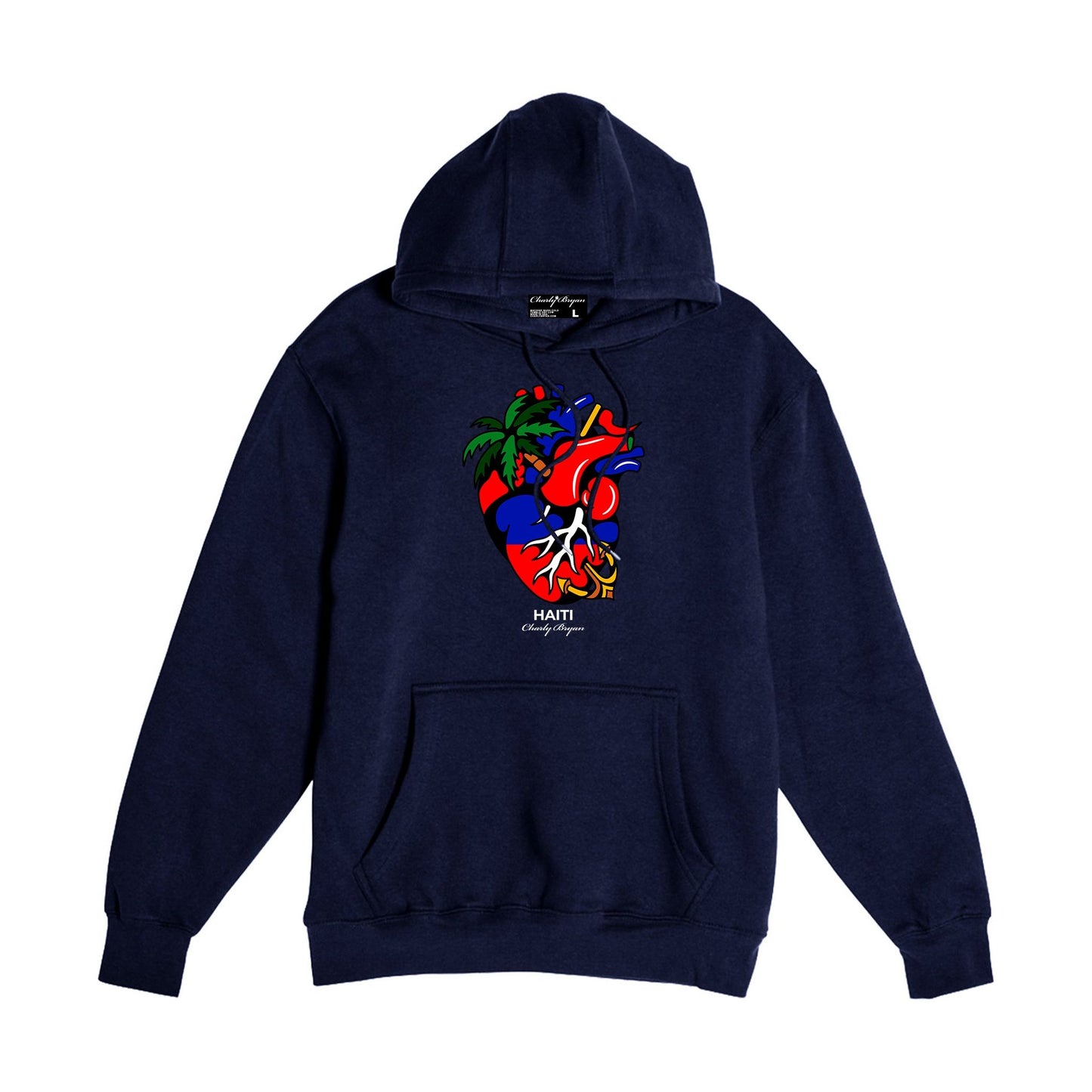 Charly Bryan "Haiti" Hoodie - Flag In My Heart Collection (FREE SHIPPING)