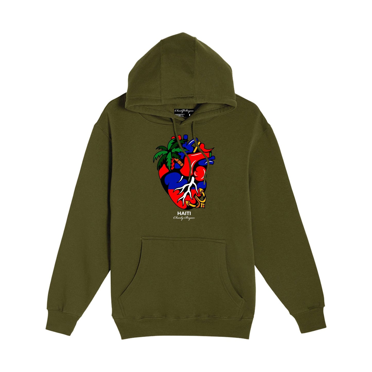 Charly Bryan "Haiti" Hoodie - Flag In My Heart Collection (FREE SHIPPING)
