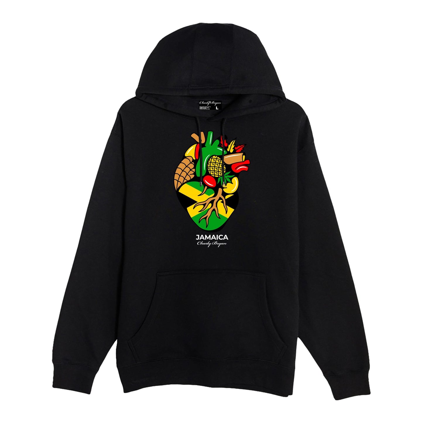 A piece of your country on your chest – Charly Bryan "Jamaica" Hoodie | Flag in My Heart Collection