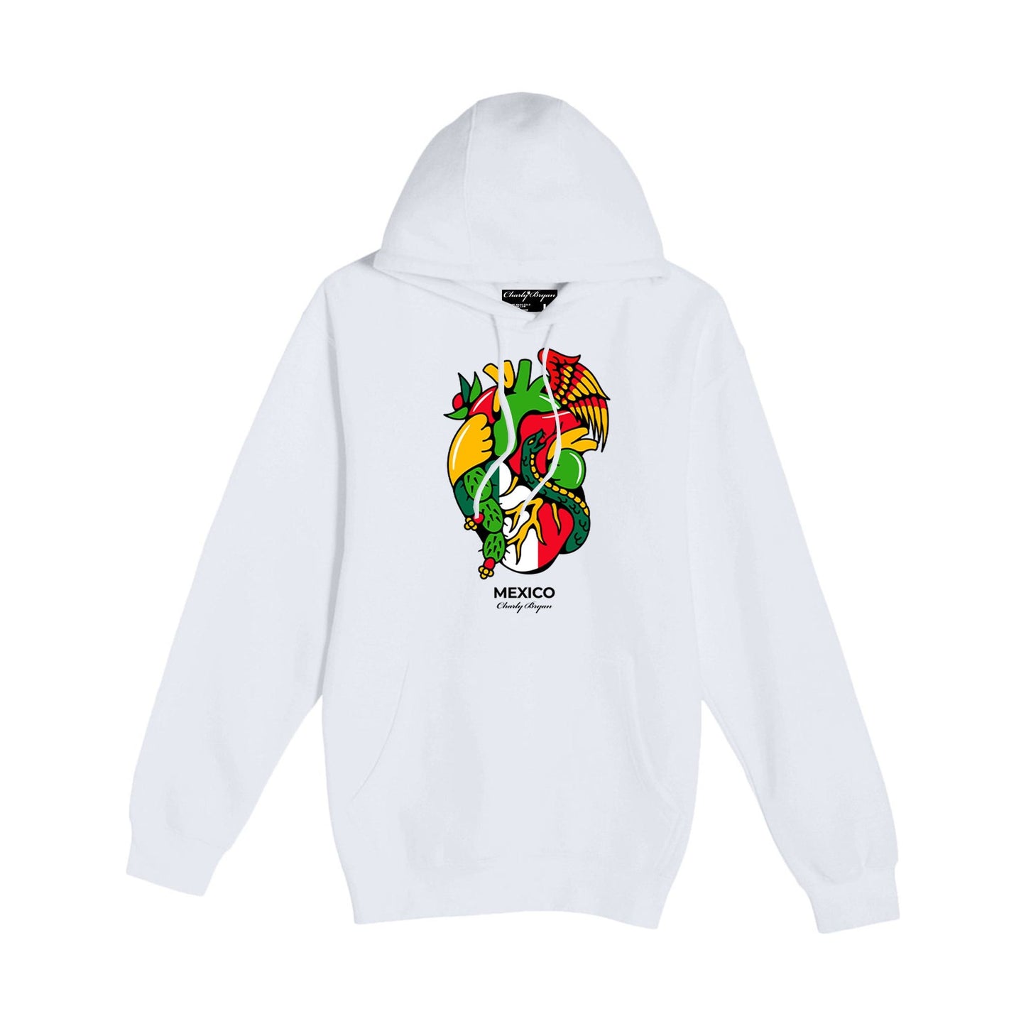 Charly Bryan "Mexico" Hoodie - Flag In my heart hoodie (FREE SHIPPING)
