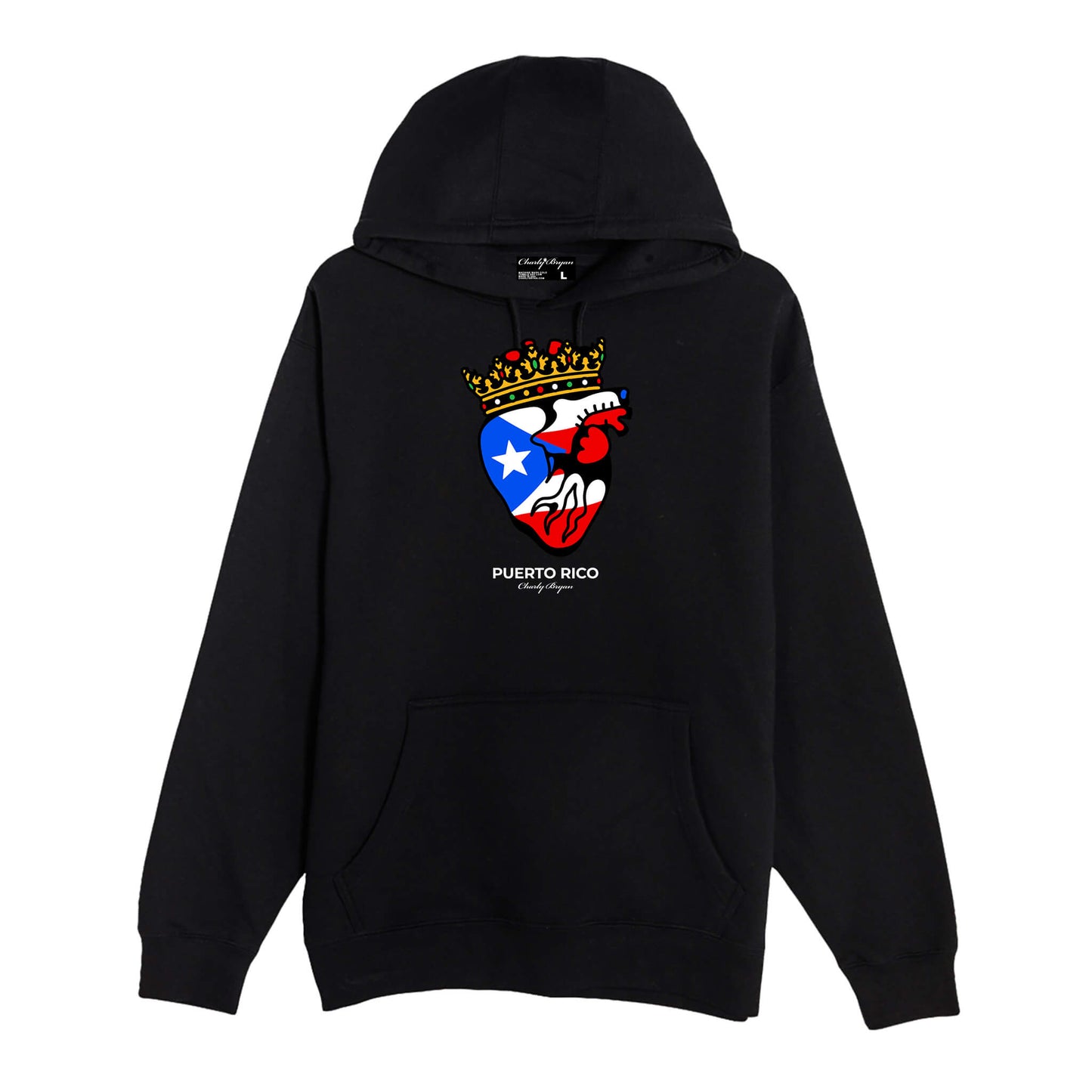 Charly Bryan "Puerto Rico" Hoodie - Flag In My Heart Collection (FREE SHIPPING)