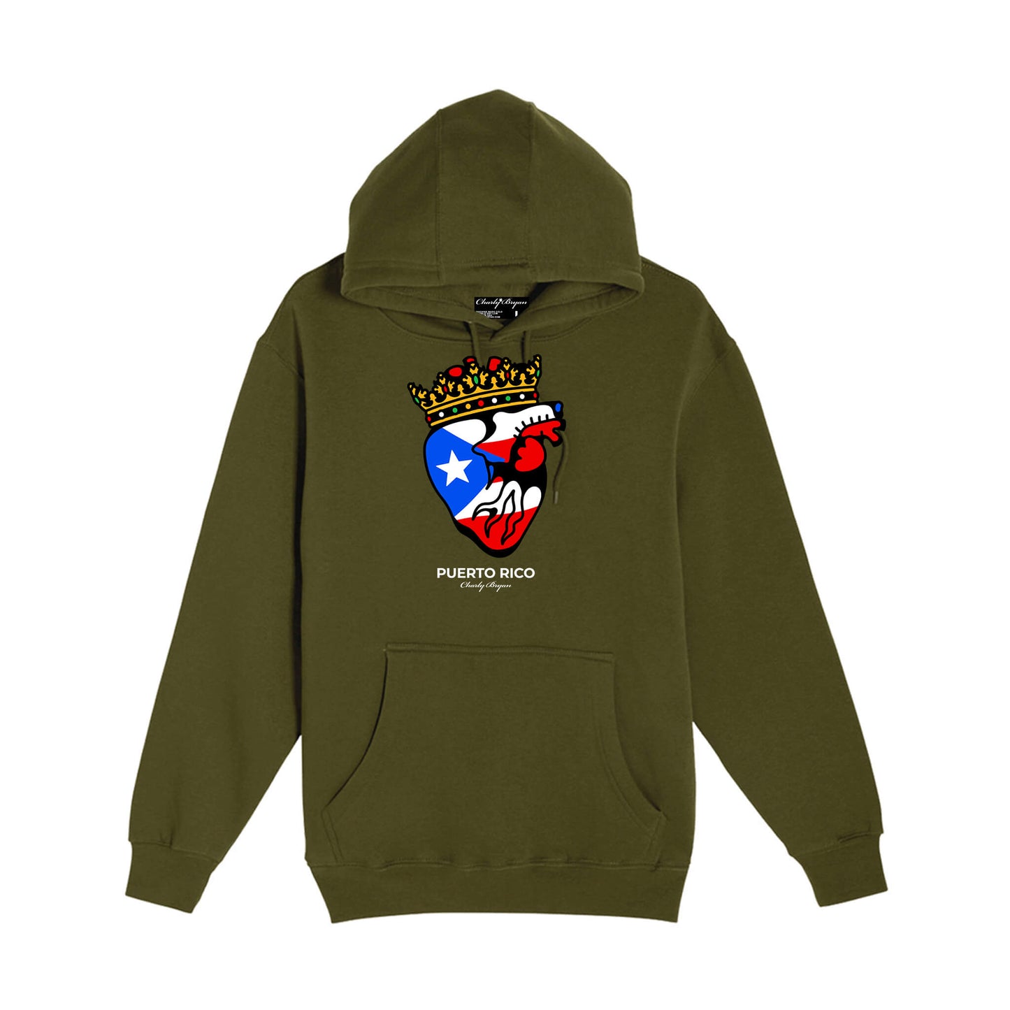 Charly Bryan "Puerto Rico" Hoodie - Flag In My Heart Collection (FREE SHIPPING)