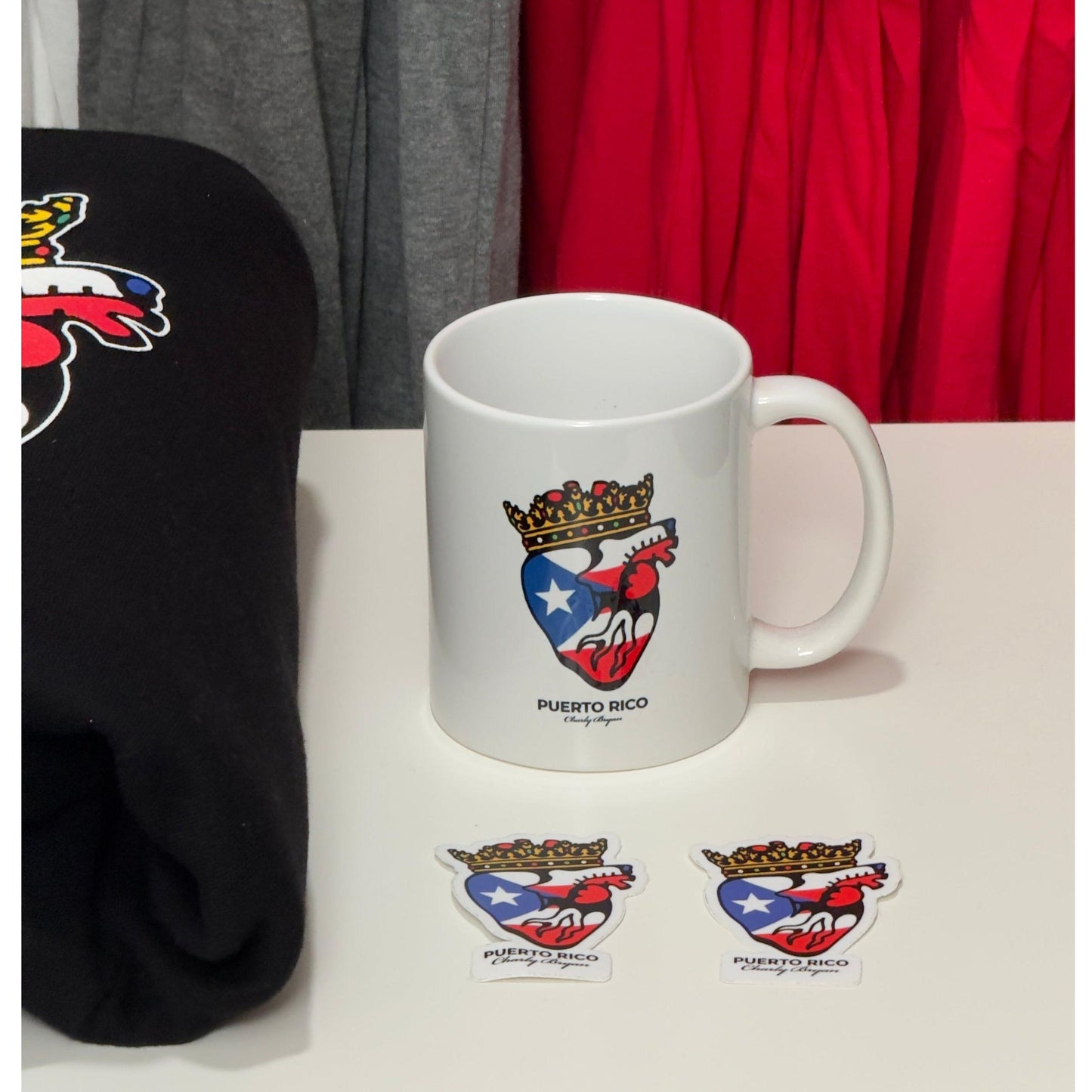 Charly Bryan "Puerto Rico" Coffee Mug - Flag In My Heart Collection (Free Shipping Included)