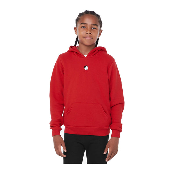 Red champion store hoodie kids