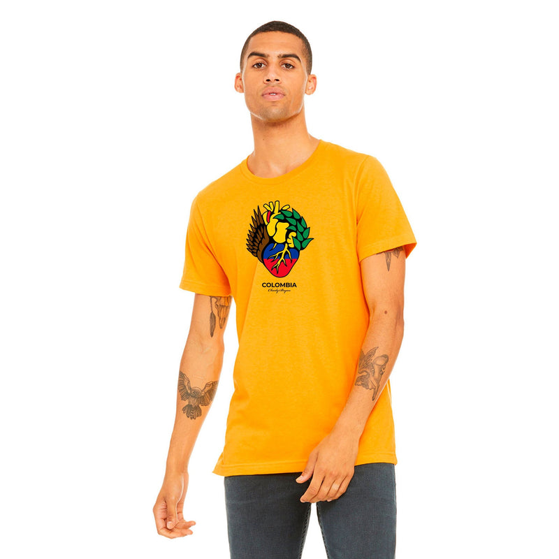 Charly Bryan "Colombia Heart" T-Shirt - Flag in my heart collection