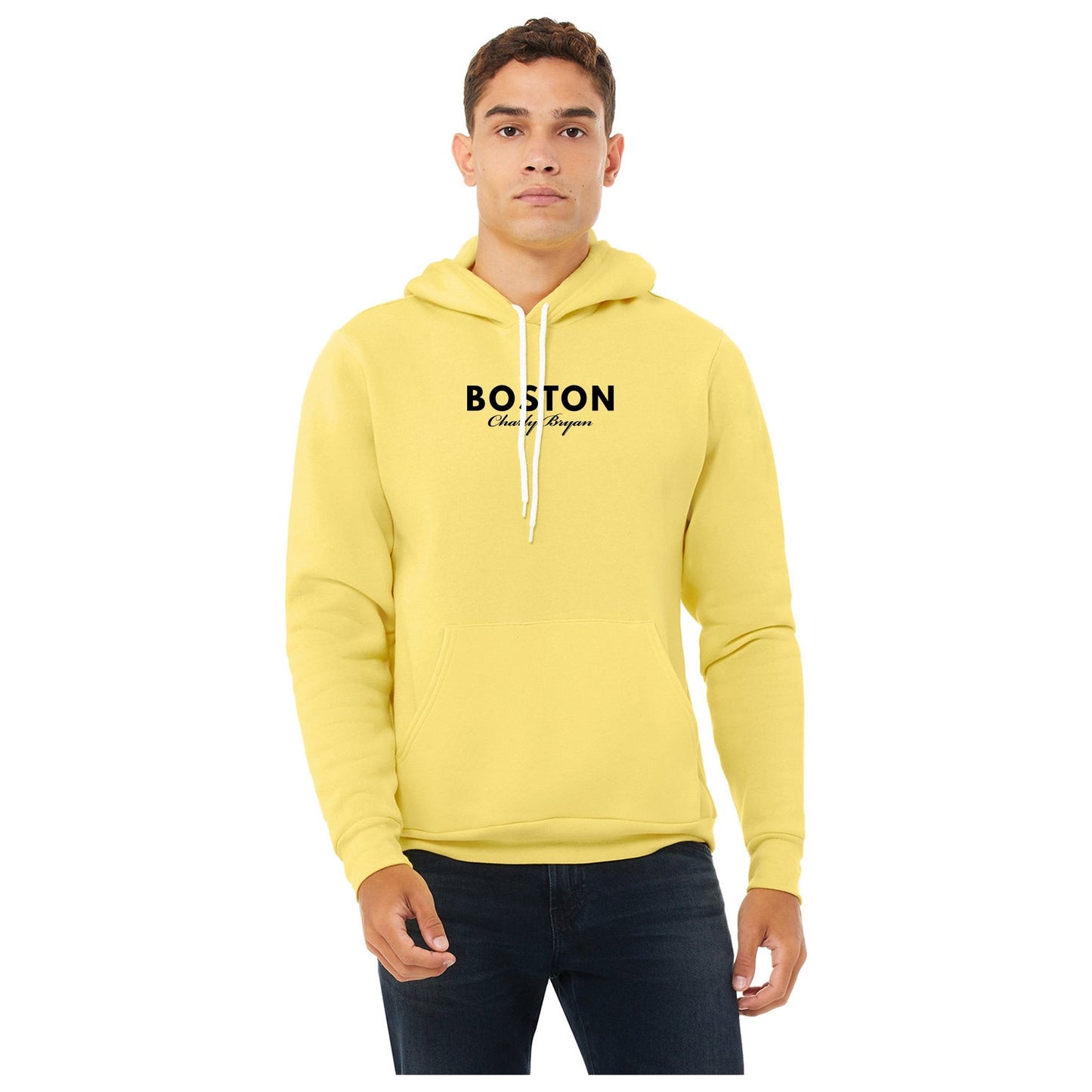 Charly Bryan "Boston Logo" Hoodie - Super Soft and Light Material - City Collection - VERY FEW LEFT, HURRY!!