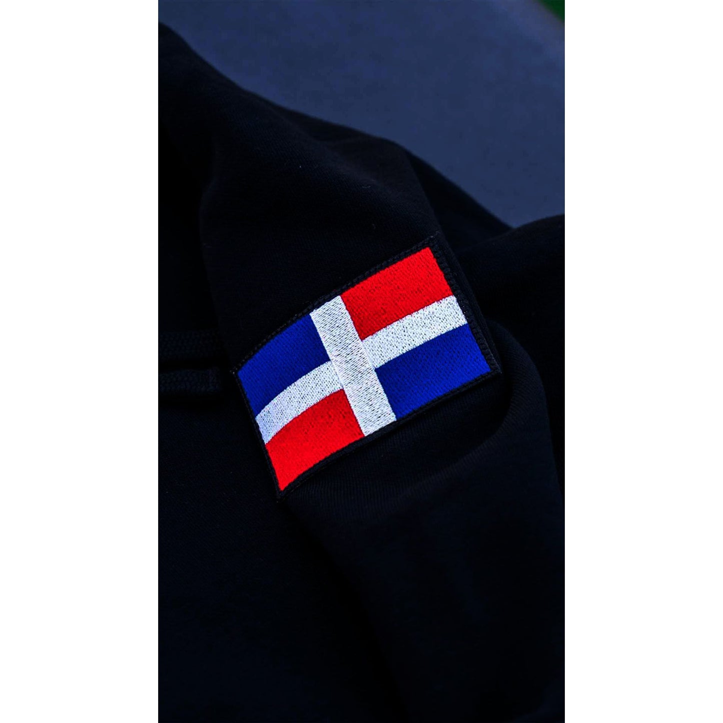 Charly Bryan "República Dominicana"  Premium Heavy Hoodie - Flag in my Heart Collection
