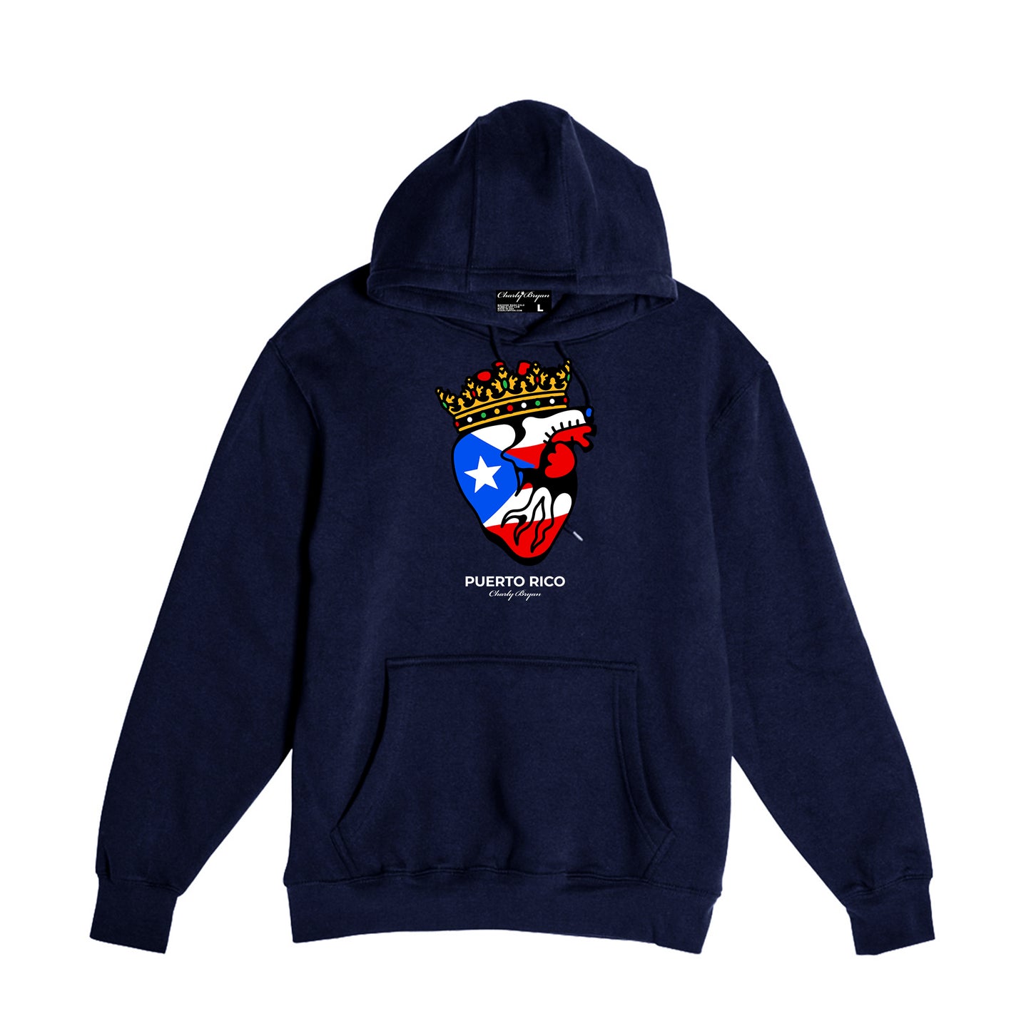Charly Bryan "Puerto Rico" Hoodie - Flag In My Heart Collection (FREE SHIPPING)