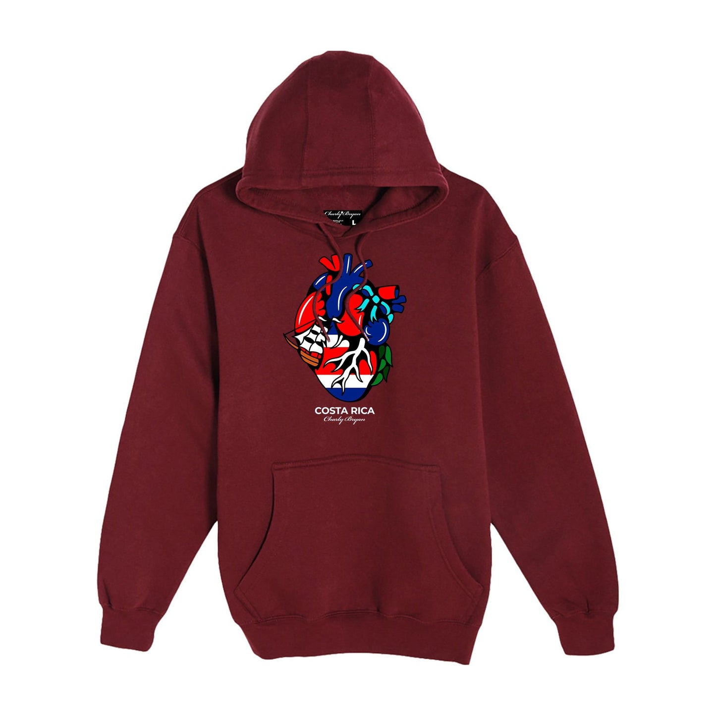 Charly Bryan "Costa Rica" Hoodie - Flag In My Heart Collection (FREE SHIPPING)