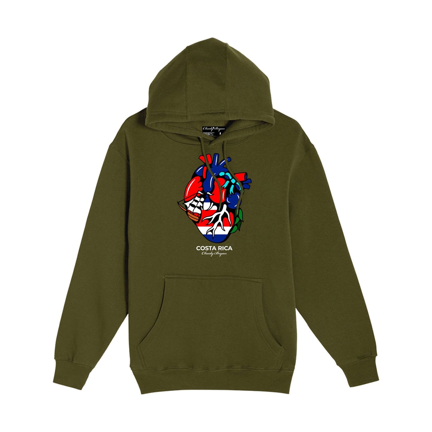 Charly Bryan "Costa Rica" Hoodie - Flag In My Heart Collection (FREE SHIPPING)