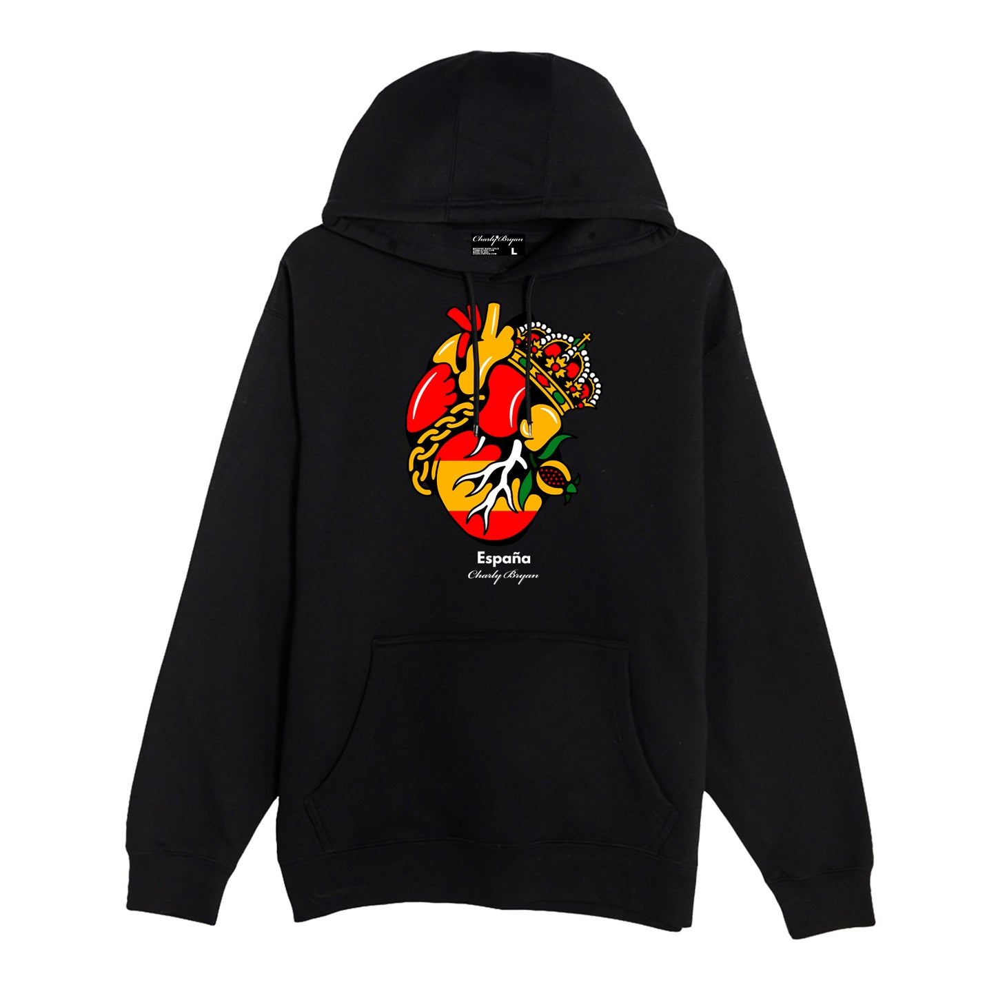 Charly Bryan "España" Hoodie - Flag In My Heart Collection (FREE SHIPPING)