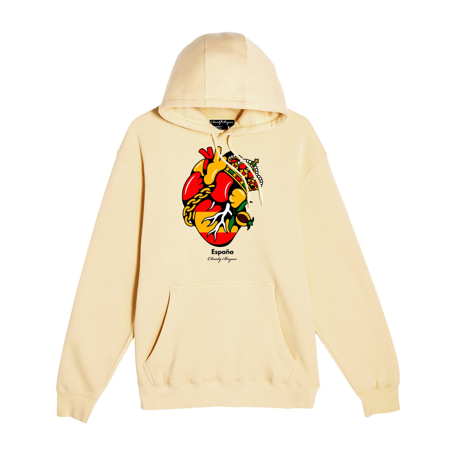 Charly Bryan "España" Hoodie - Flag In My Heart Collection (FREE SHIPPING)