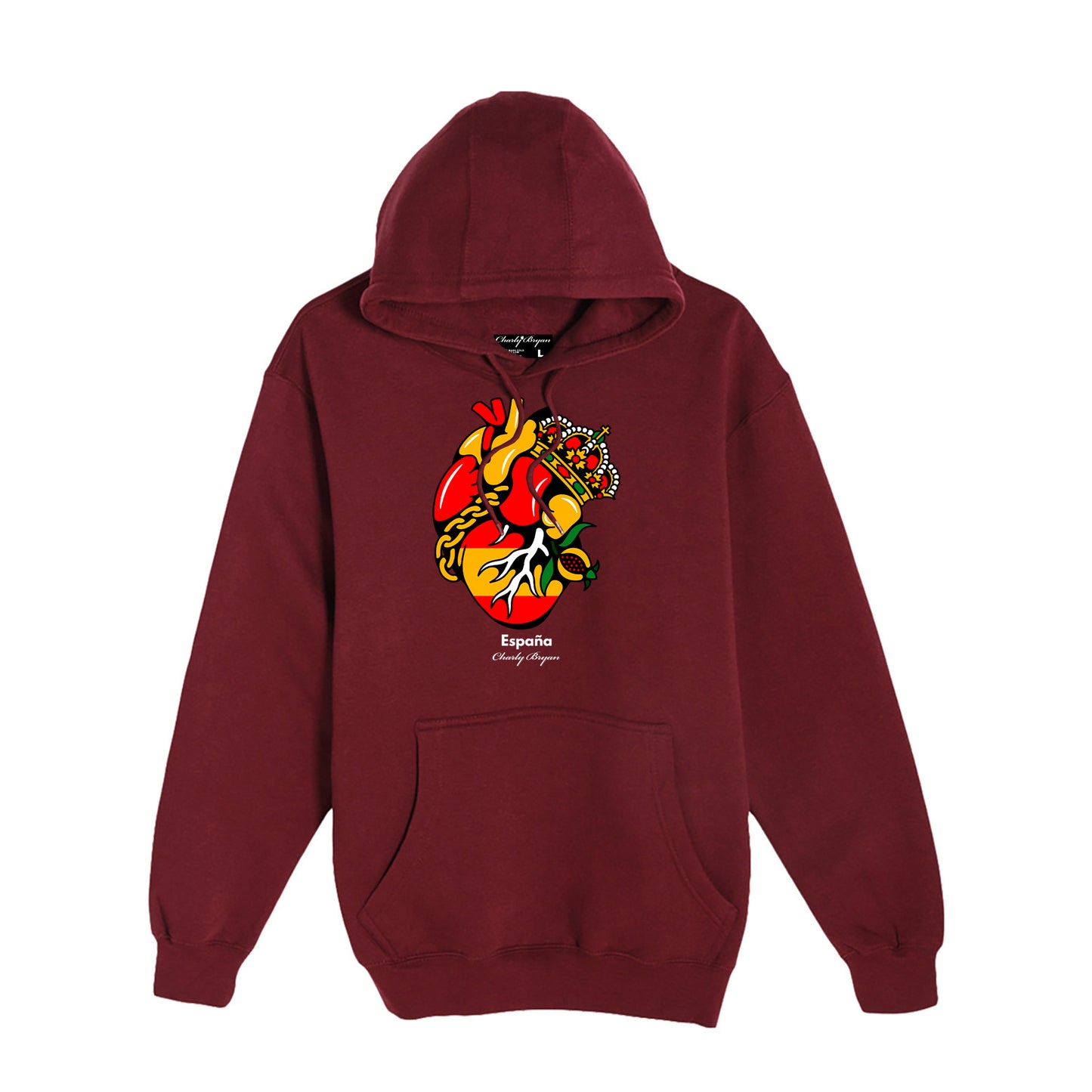Charly Bryan "España" Hoodie - Flag In My Heart Collection (FREE SHIPPING)