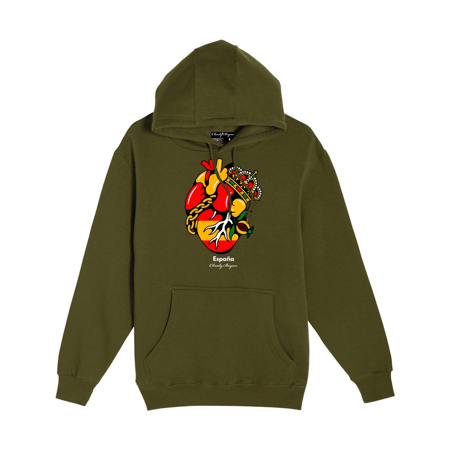 Charly Bryan "España" Hoodie - Flag In My Heart Collection (FREE SHIPPING)