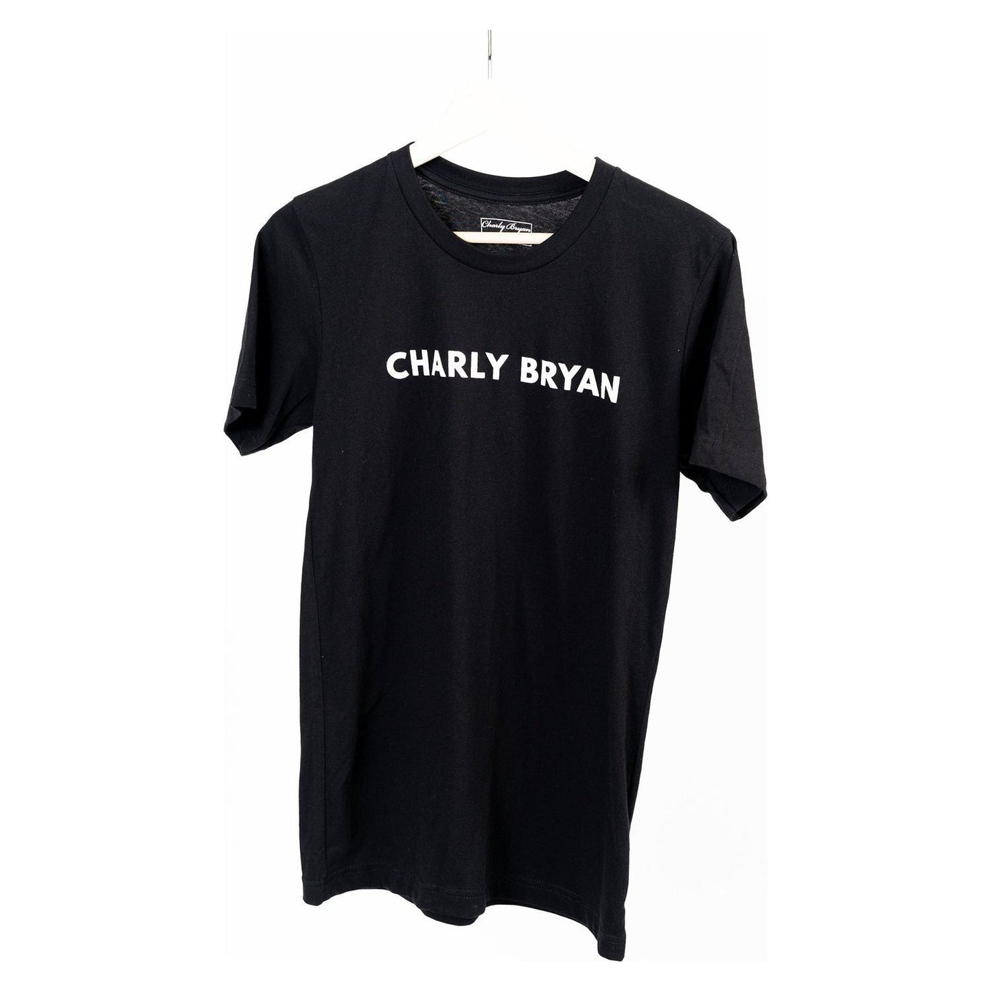 Charly Bryan "Big Logo" Sueded Cotton T-Shirt - Bold Collection