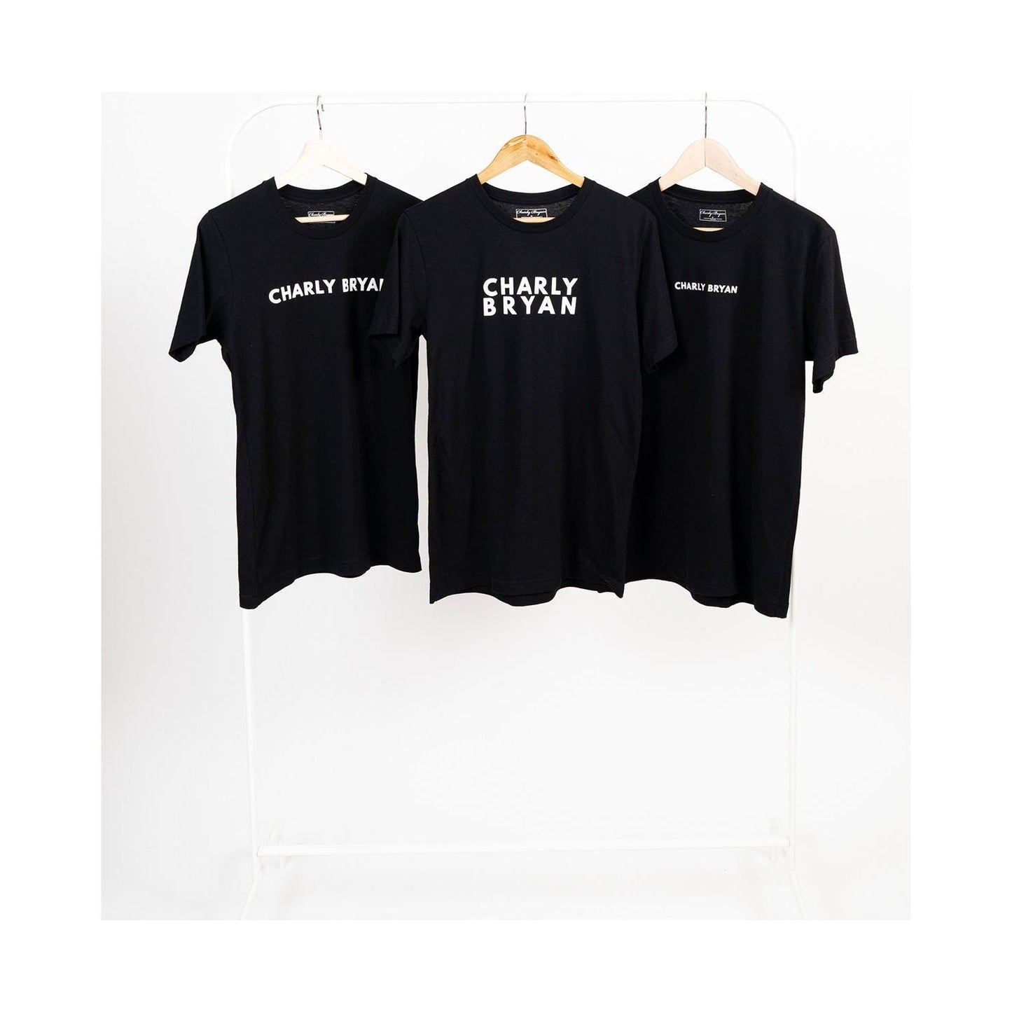 Charly Bryan "Big Logo" Sueded Cotton T-Shirt - Bold Collection