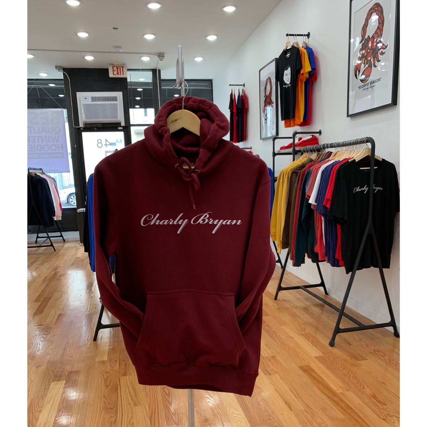 Charly Bryan "Big Classic Logo" Hoodie - Classic Logo Collection - VERY FEW LEFT, HURRY!!!