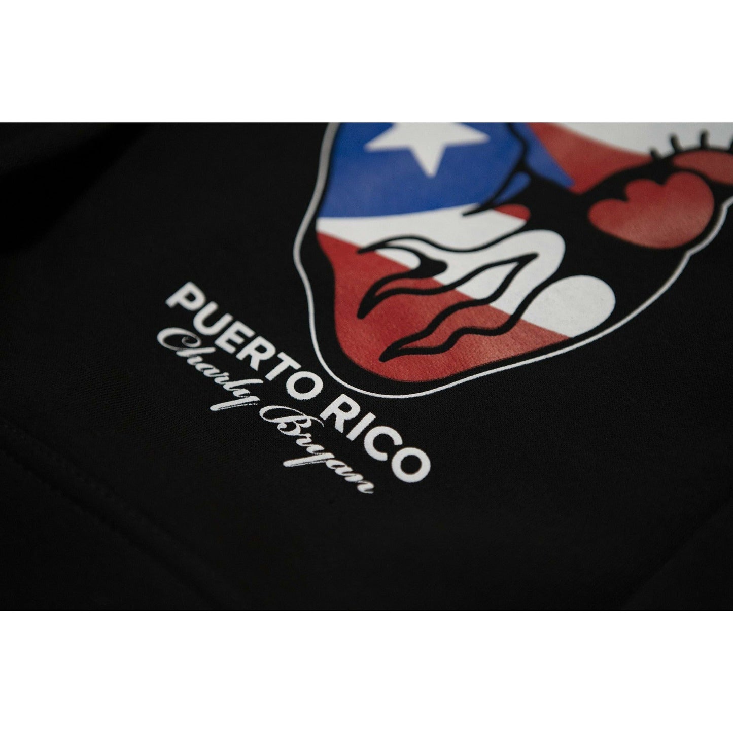 Limited Edition "Puerto Rico" Hoodie - Flag in my Heart Collection NOREAGA is Charly Bryan (Free Shipping)