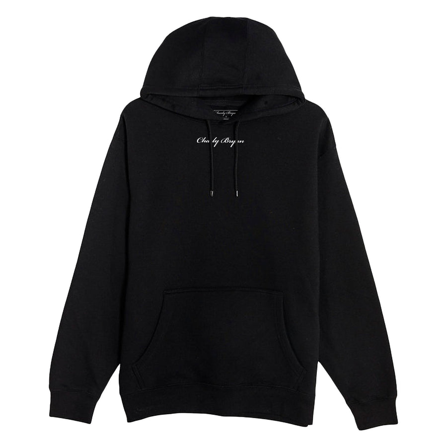 Black Charly Bryan Classic Hoodie with authentic chest script
