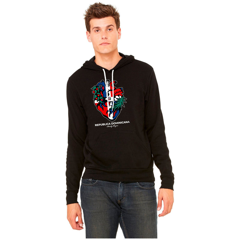Republica Dominicana "Flag in my heart collection" Hoodie (Most Popular)