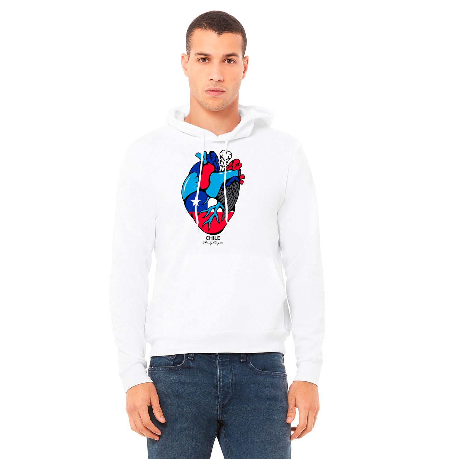 Charly Bryan "Chile" Super Soft Hoodie - Flag in my Heart Collection