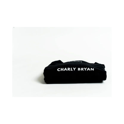 Charly Bryan "Small Logo" Sueded Cotton T-Shirt - Bold Collection, Lightweight and Super Soft