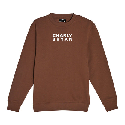 Charly Bryan "Stacked Logo" - Super Soft Crewneck Sweater - Bold Collection