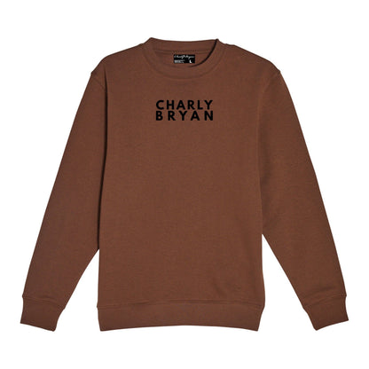 Charly Bryan "Stacked Logo" - Super Soft Crewneck Sweater - Bold Collection