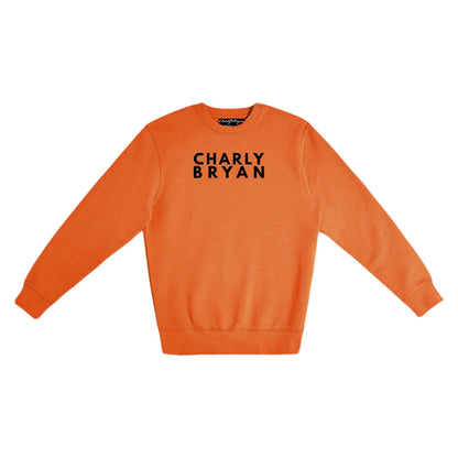 Charly Bryan "Stacked Logo" - Super Soft Crewneck Sweater - Bold Collection