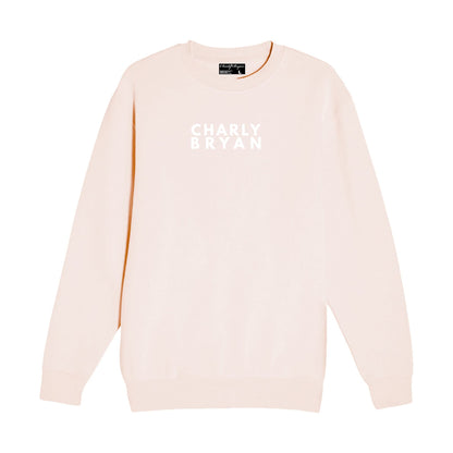 Charly Bryan "Stacked Logo" - Super Soft Crewneck Sweater - Bold Collection