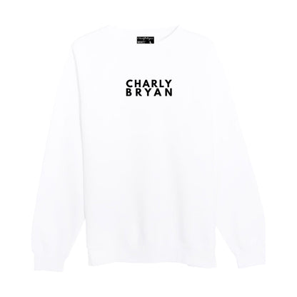 Charly Bryan "Stacked Logo" - Super Soft Crewneck Sweater - Bold Collection