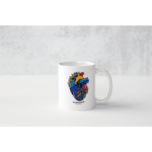 Charly Bryan "El Salvador" Coffee Mug - Flag in my heart collection (Free Shipping Included)