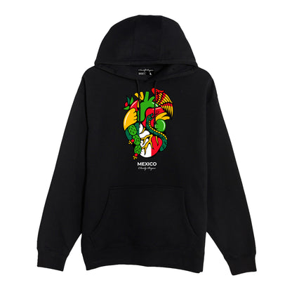 Charly Bryan "Mexico" Hoodie - Flag In my heart hoodie (FREE SHIPPING)