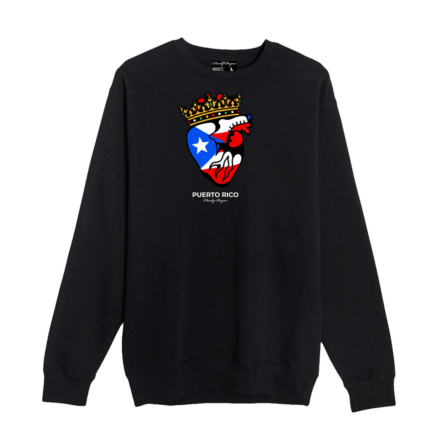 Charly Bryan "Puerto Rico" Crewneck Sweaters- Flag In My Heart Collection