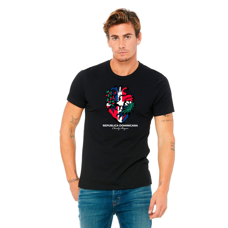 Charly Bryan "Republica Dominicana" 100% Cotton T-Shirt - Flag in My Heart Collection