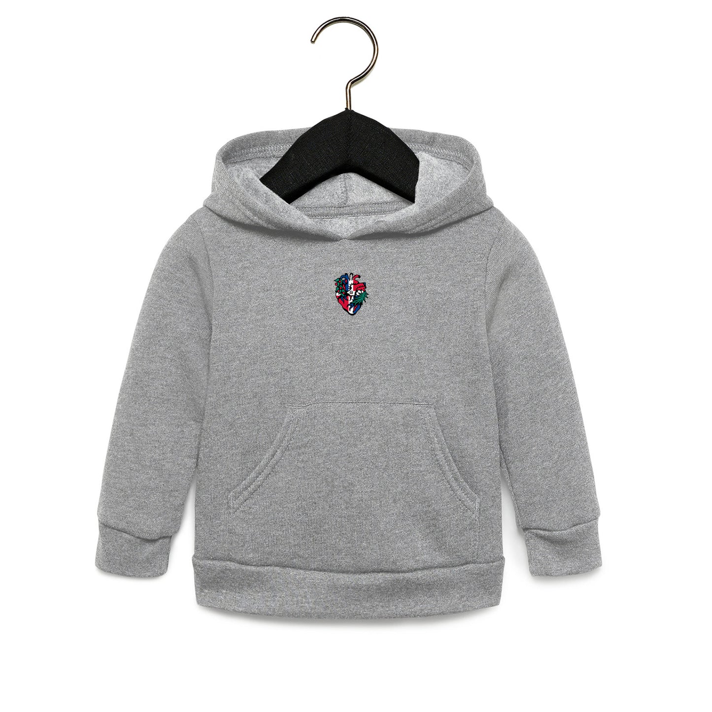 Charly Bryan Dominican Republic Toddler Sponge Fleece Pullover Hoodie - Flag In My Heart Collection