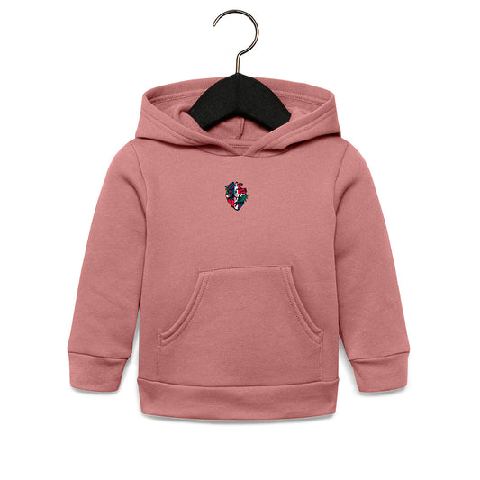 Charly Bryan Dominican Republic Toddler Sponge Fleece Pullover Hoodie - Flag In My Heart Collection