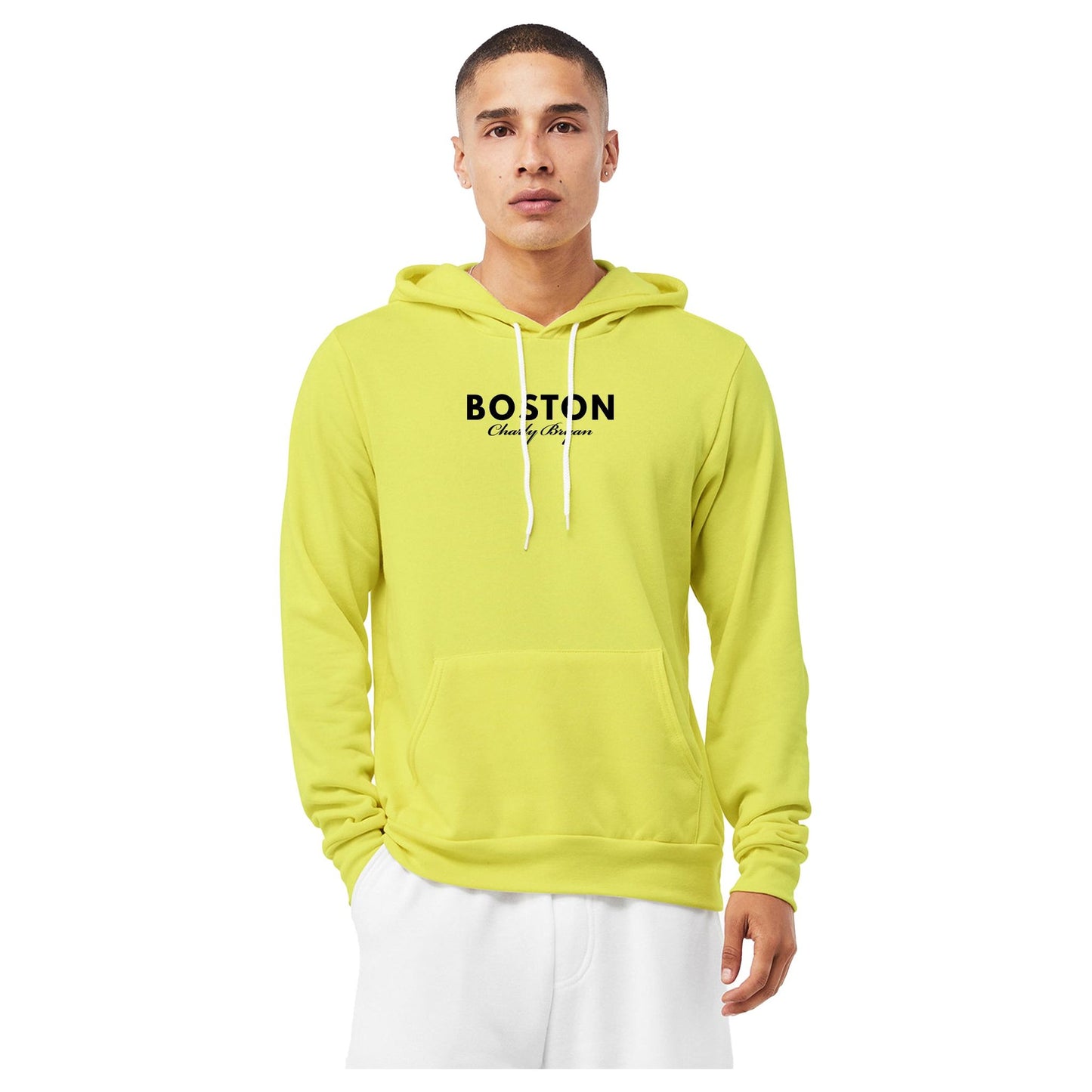 Charly Bryan "Boston Logo" Super Soft and Light Hoodie - City Collection