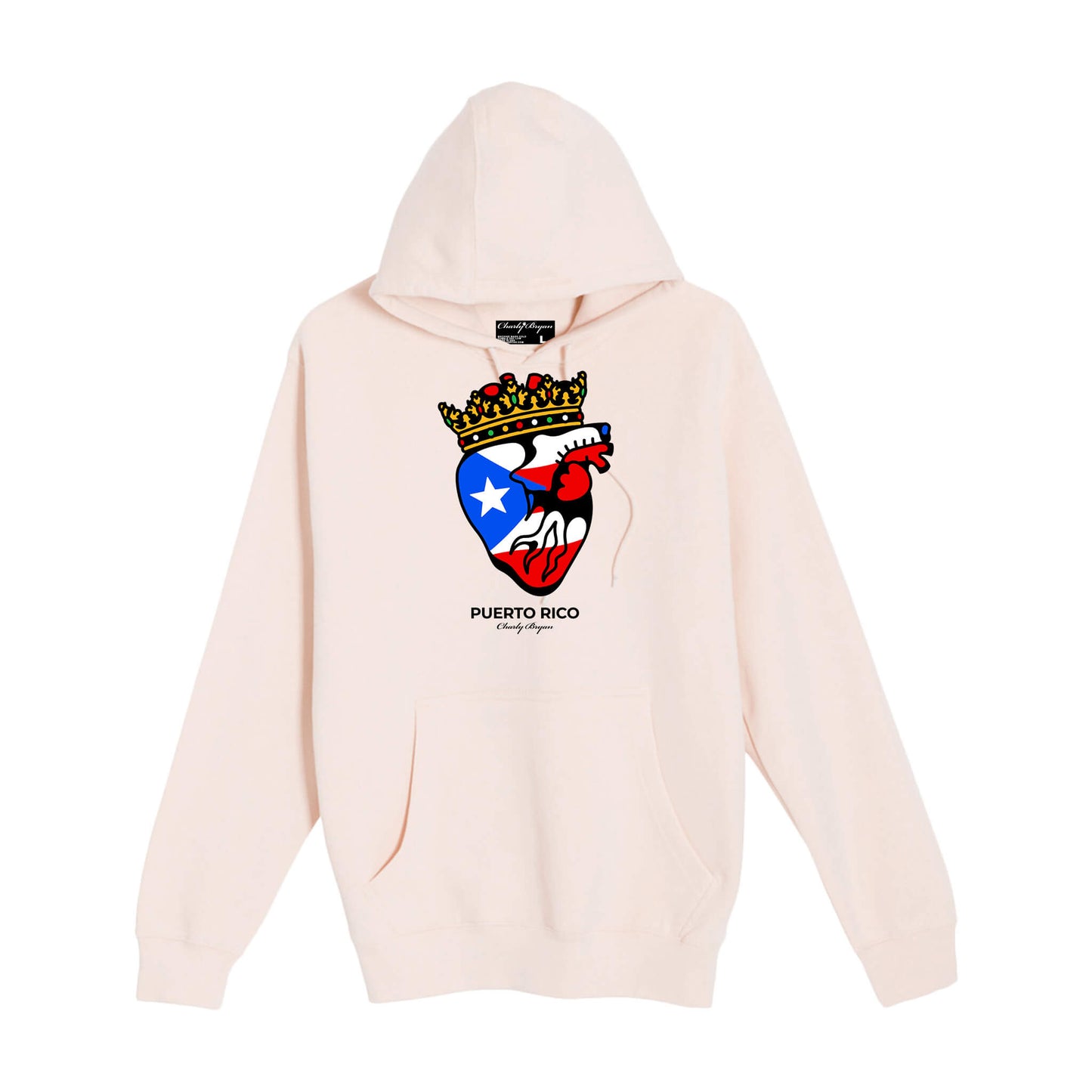 🇵🇷 Un pedacito de tu país en tu pecho – Charly Bryan "Puerto Rico" Hoodie | Flag in My Heart Collection