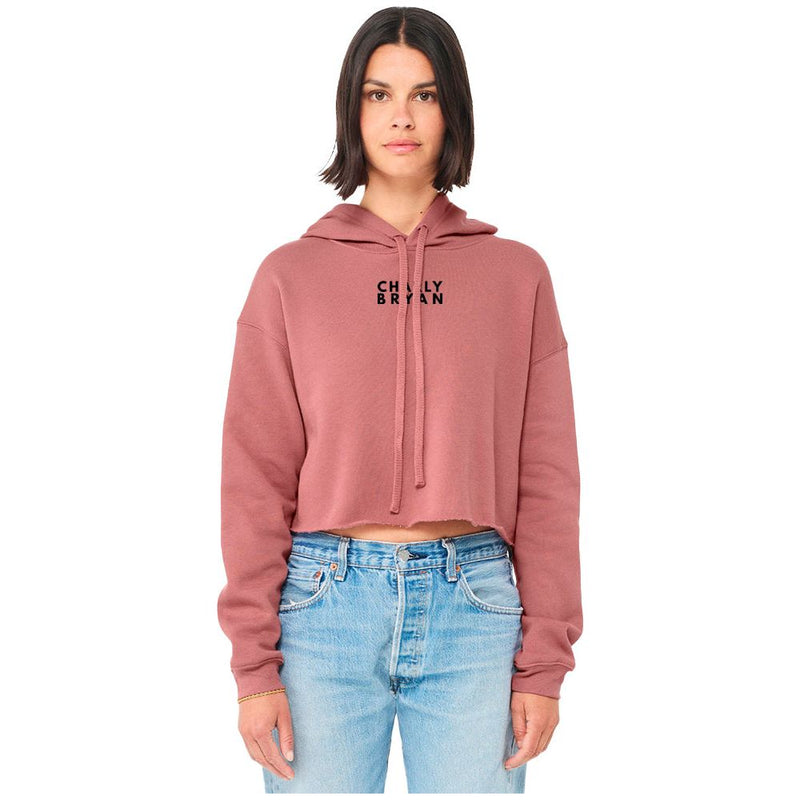Charly Bryan Ladies' Cropped Fleece Hoodie: Bold Collection