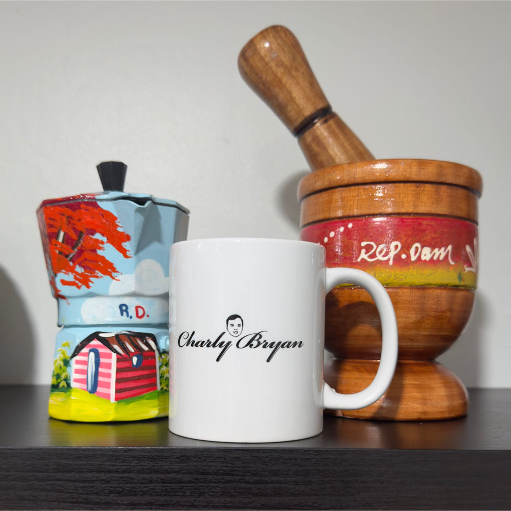 Charly Bryan Greca Coffee Mug - Coffee is life collection (Free Ship –  Charly Bryan Clothing