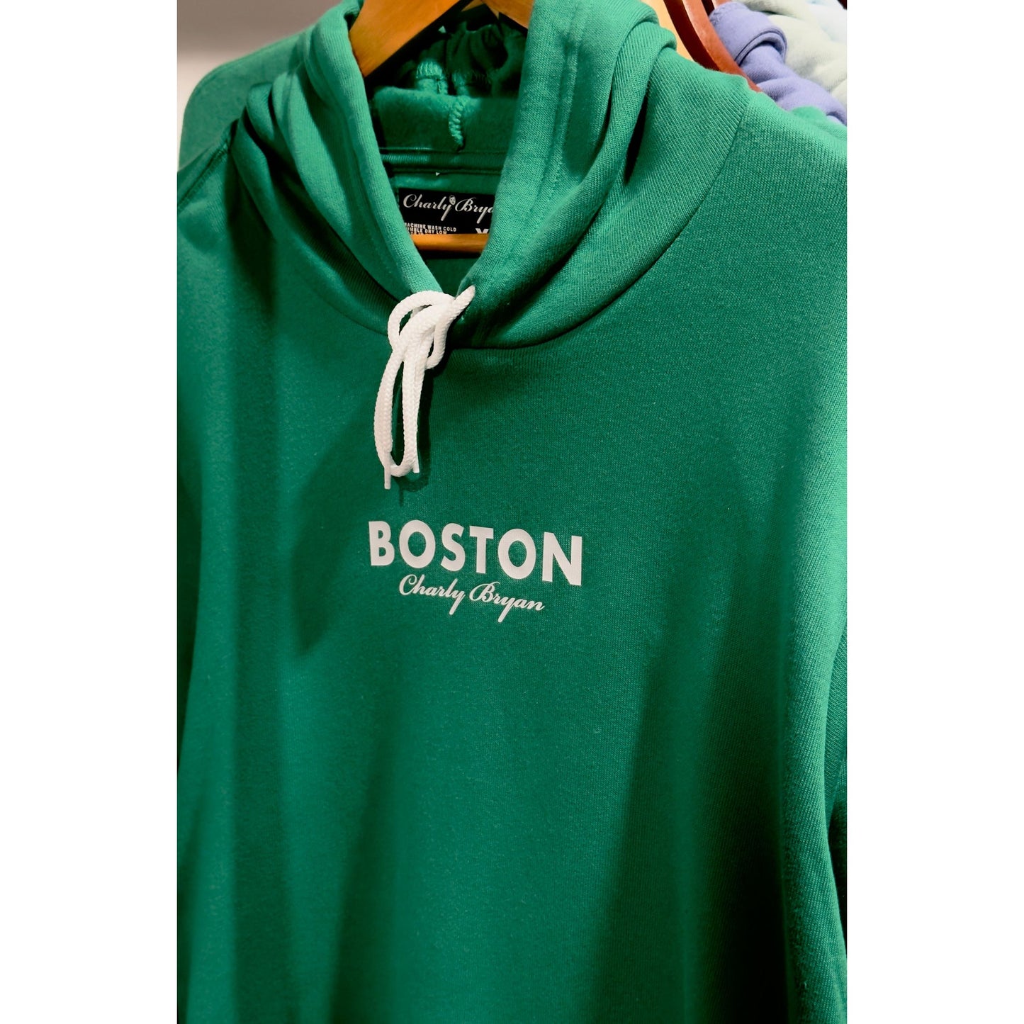 Charly Bryan "Celtics Green" Super Soft and light Hoodie - City Collection