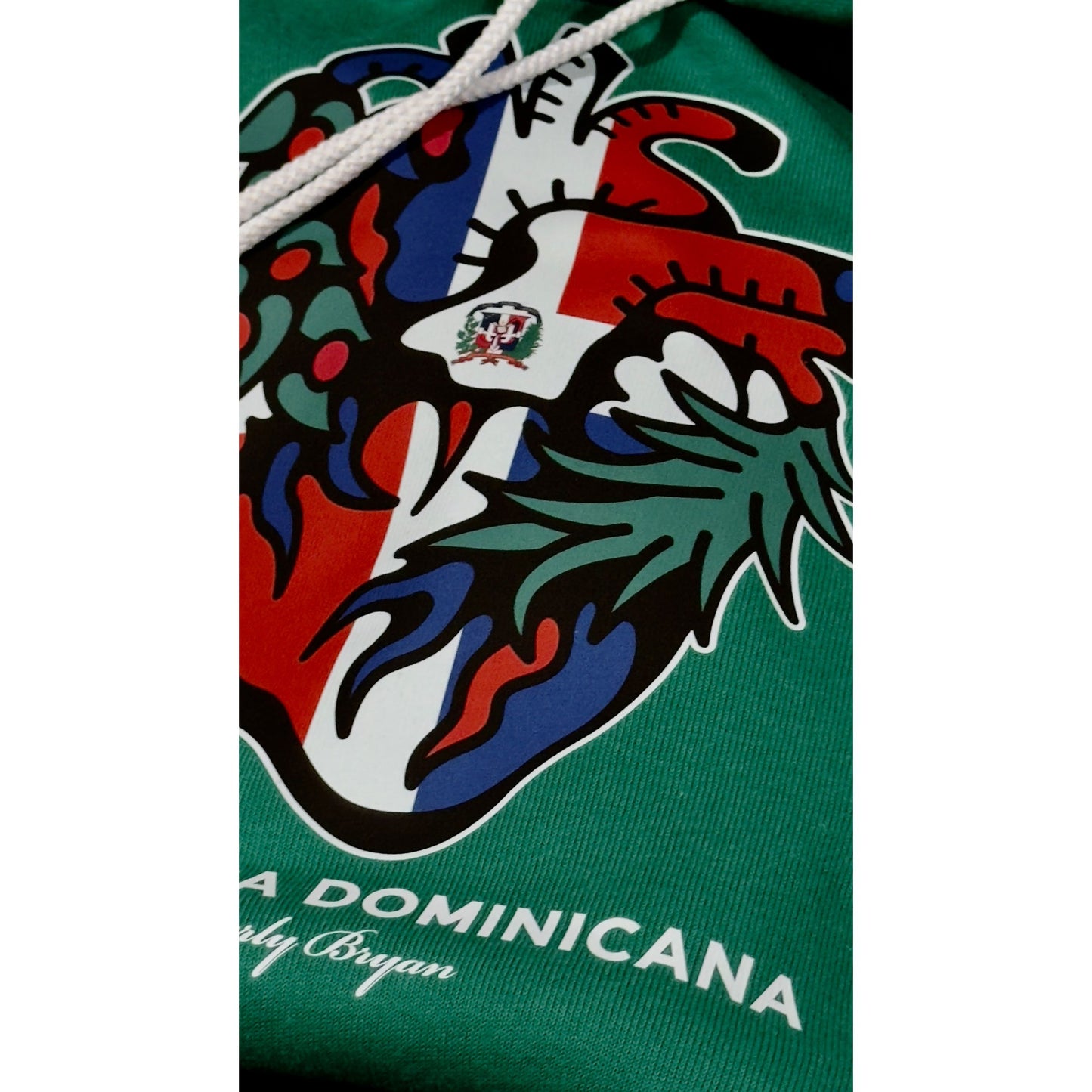 Charly Bryan "Dominican Heart" Super Soft Hoodie - Celtics Green Collection