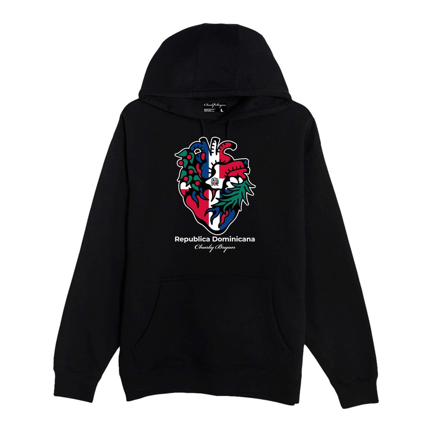 Charly Bryan "Republica Dominicana" Hoodie - Flag In My Heart Collection (FREE SHIPPING)