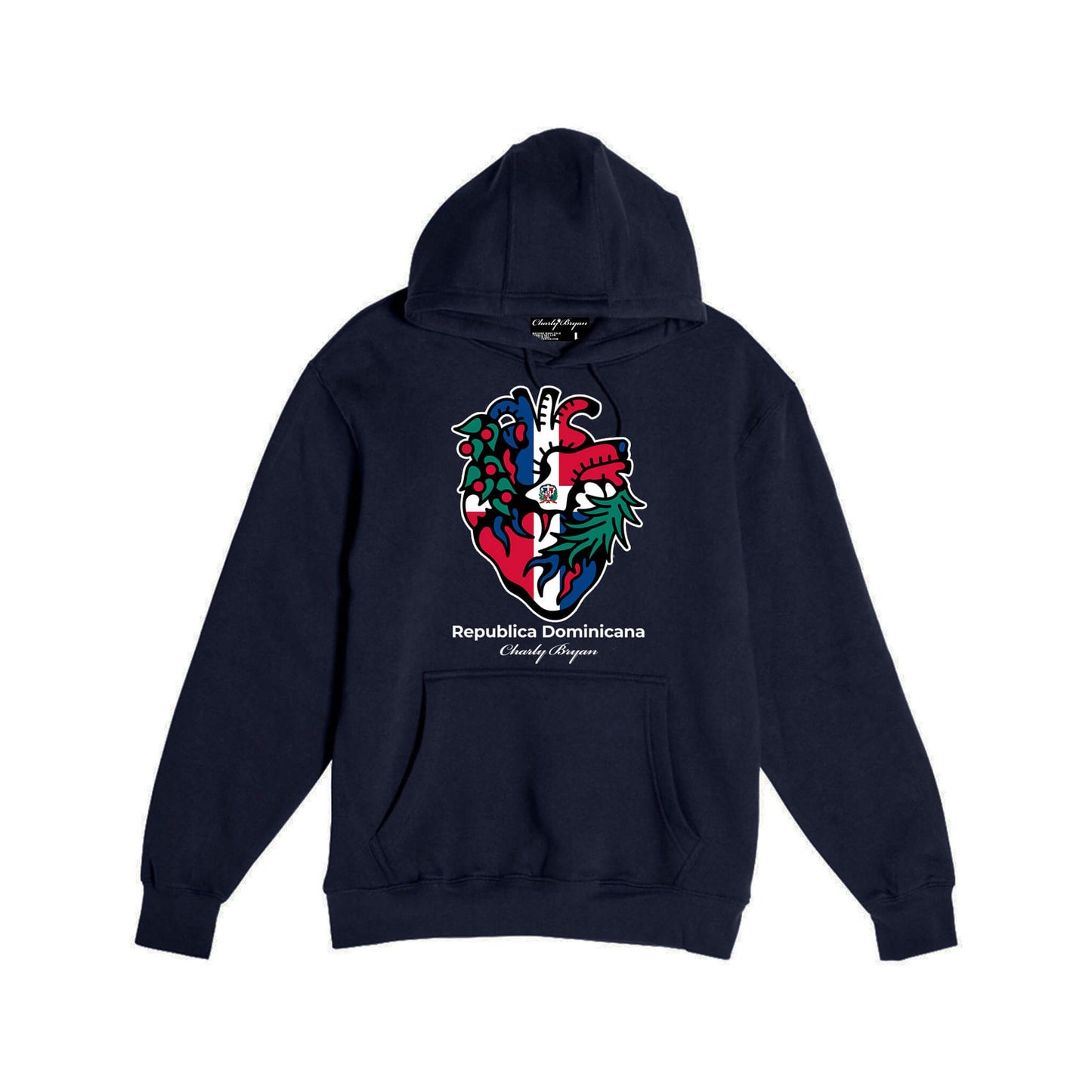 Charly Bryan "Republica Dominicana" Hoodie - Flag In My Heart Collection (FREE SHIPPING)