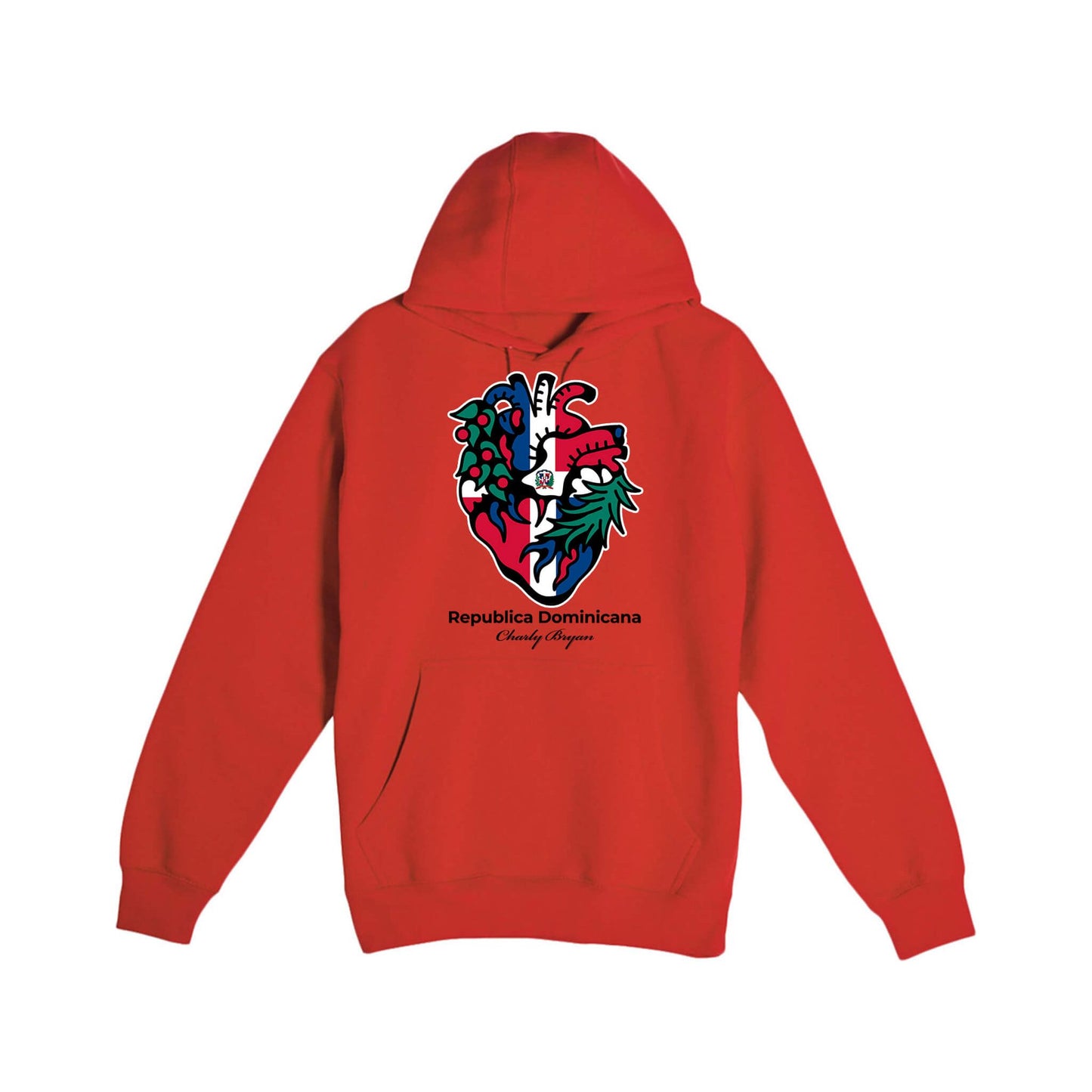 Charly Bryan "Republica Dominicana" Hoodie - Flag In My Heart Collection (FREE SHIPPING)